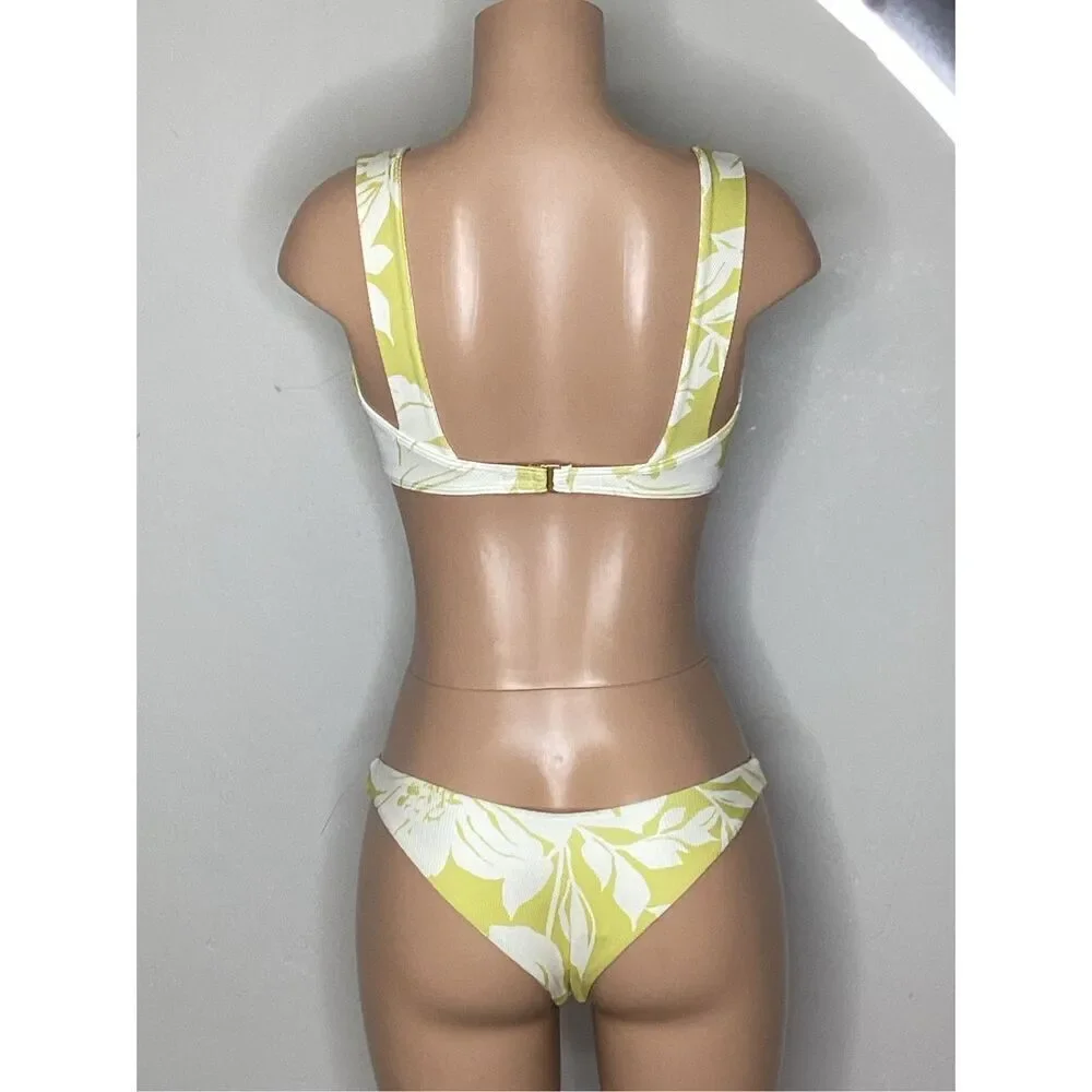 NEW. L*SPACE Havana Blooms teeny bikini. Small. Retails $188